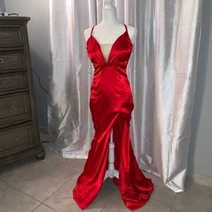 Sexy Red Prom Dress